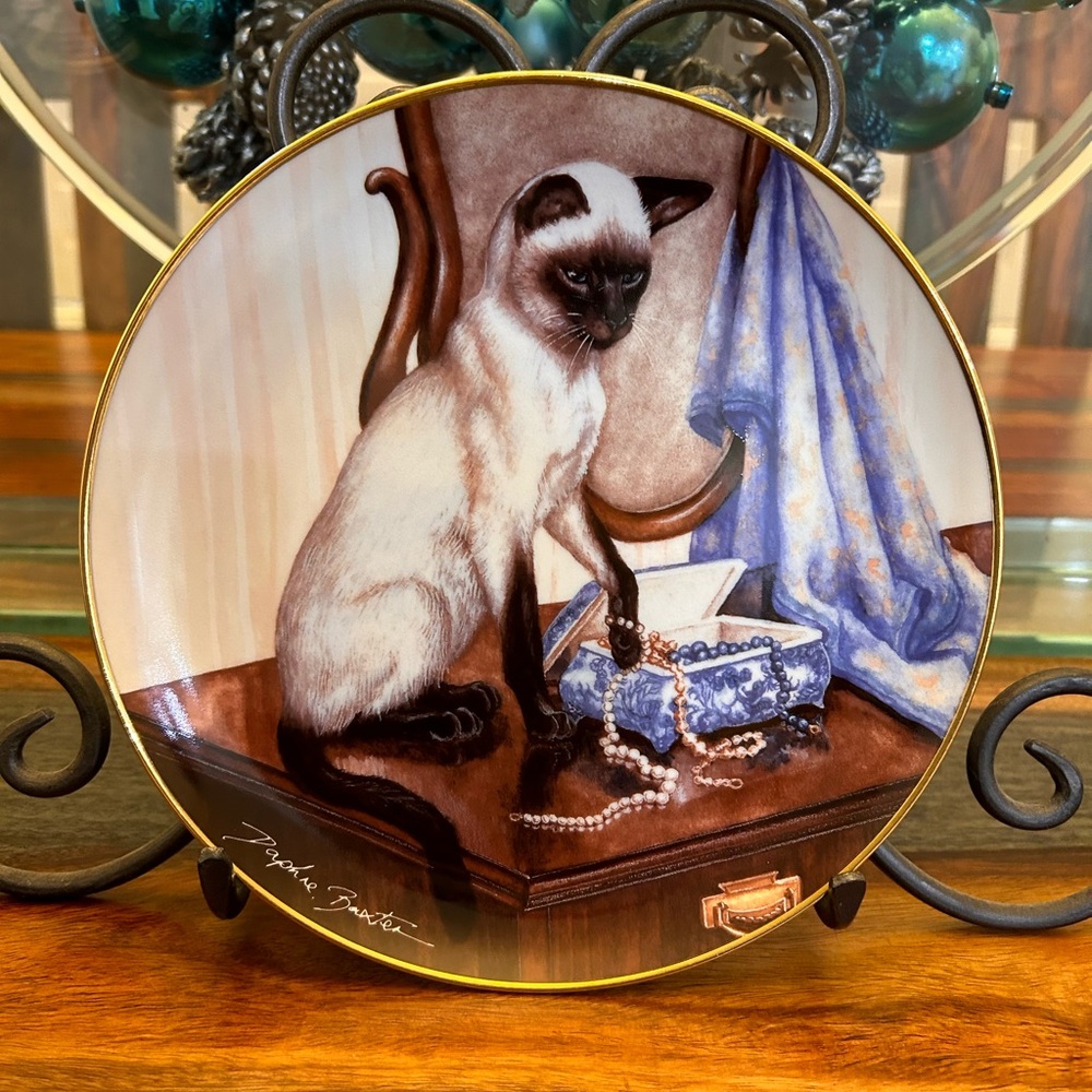 3 Daphne Baker vintage plates